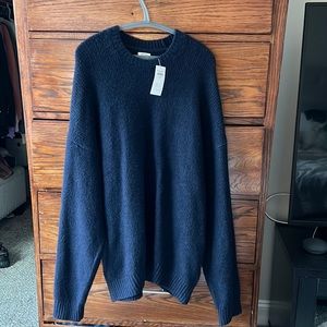 Oversized Soft Navy Blue Sweater